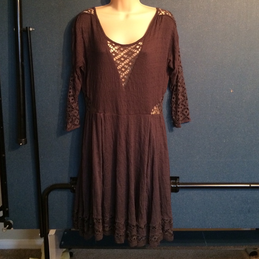 Free people size large peekaboo dress new with tag